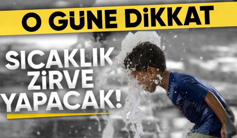 Sakarya'da hissedilen sıcaklık 40 dereceyi aşacak