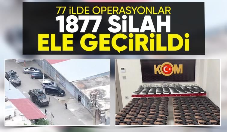 Silah kaçakçıları ve silah taşıyanlara operasyon