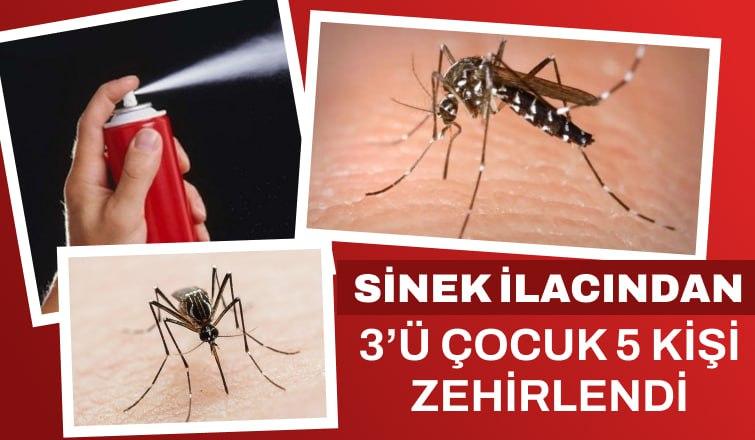 SİNEK İLACINDAN 3'Ü ÇOCUK 5 KİŞİ ZEHİRLENDİ