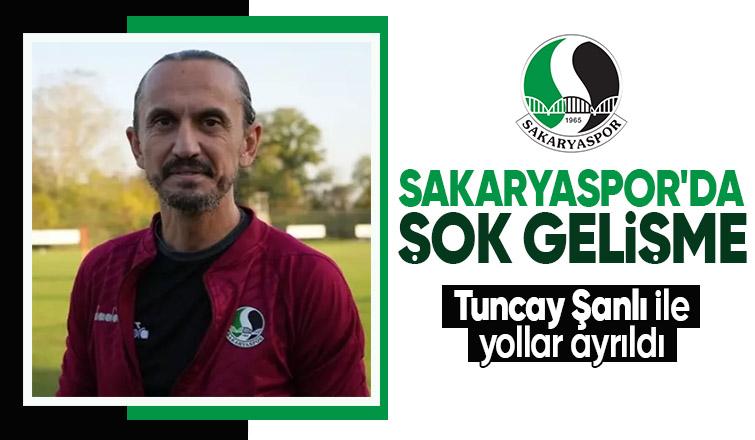 Sakaryaspor Tuncay Şanlı ile yolları ayırdı