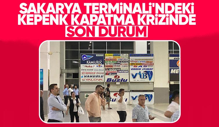 Sakarya terminalinde firmalar geri adım attı; kepenkler açıldı