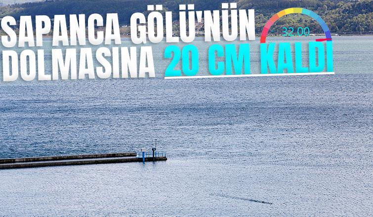 Sapanca Gölü için güzel haber o eşiğe ulaşıldı