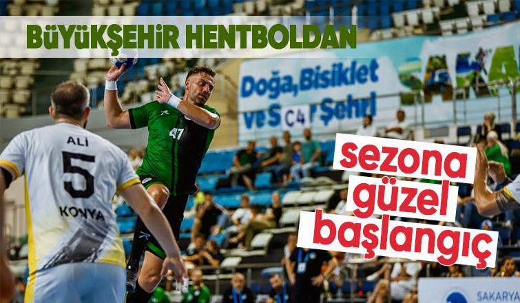 Büyükşehir hentbol sezona galibiyetle başladı