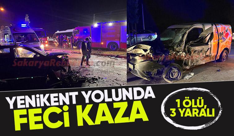 Yenikent yolunda can pazarı: 1 ölü, 3 yaralı