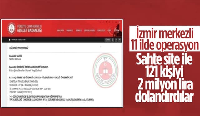 Sahte Siteyle Vatandaşları 2 Milyon Lira Dolandıran Şebeke Çökertildi