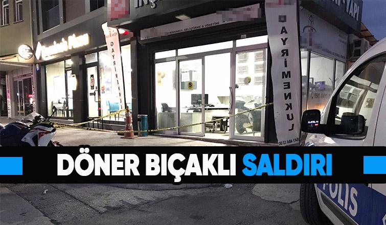 Otobüste kavga. Döner bıçağıyla yaraladı