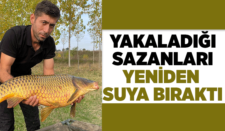 9 ve 14 kilogramlık sazan yakaladı