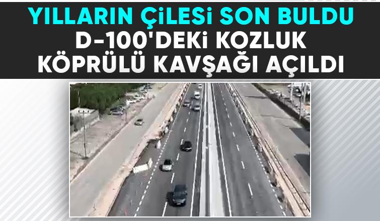 D-100 Kozluk Köprülü Kavşağı trafiğe açıldı