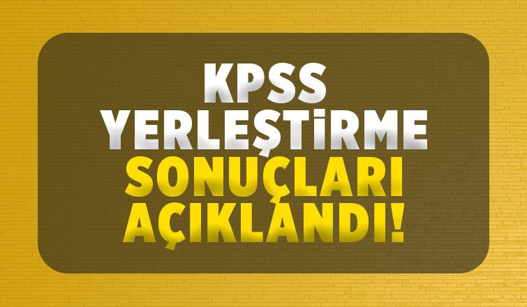 ÖSYM KPPS yerleştirme sonuçlarını açıkladı