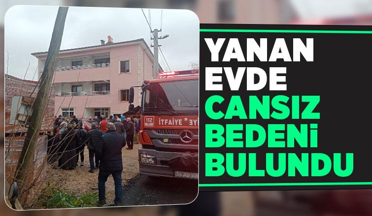 Yanan evde yaşlı kadın öldü