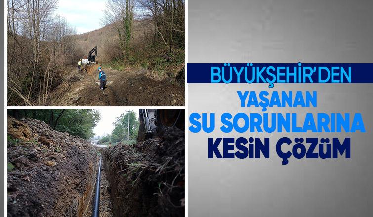 Büyükşehir’den Sapanca Akçay Mahallesi’ne yeni içme suyu projesi