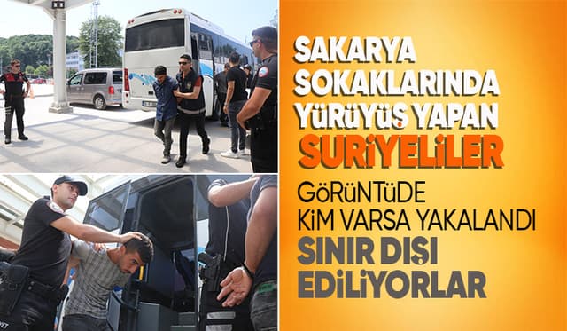 Sakaryada 515 çetesi sınır dışı ediliyor