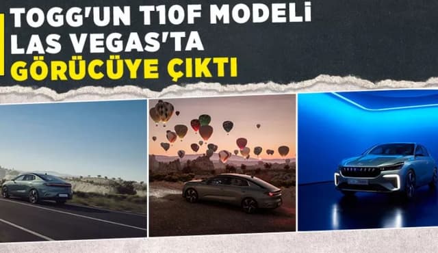 Togg'un yeni modeli tanıtıldı