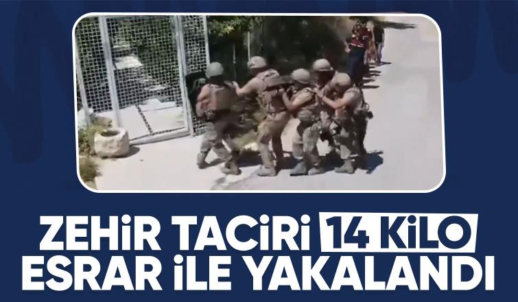 Sakarya'da 14 kilo esrar ele geçirildi