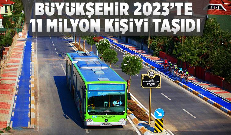 Sakarya'da toplu ulaşım rakamları açıklandı