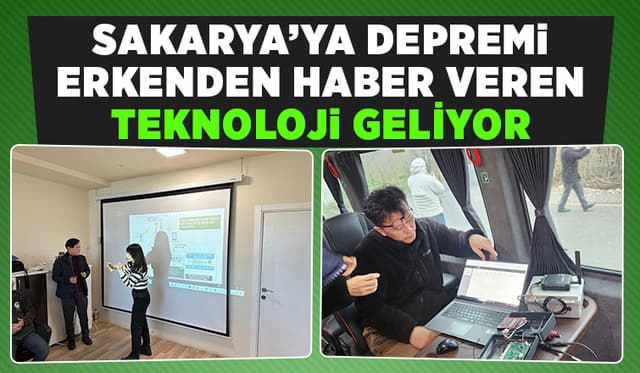 Güney Kore destekli Afet Erken Uyarı Sistemi Sakarya’da hayata geçiriliyor