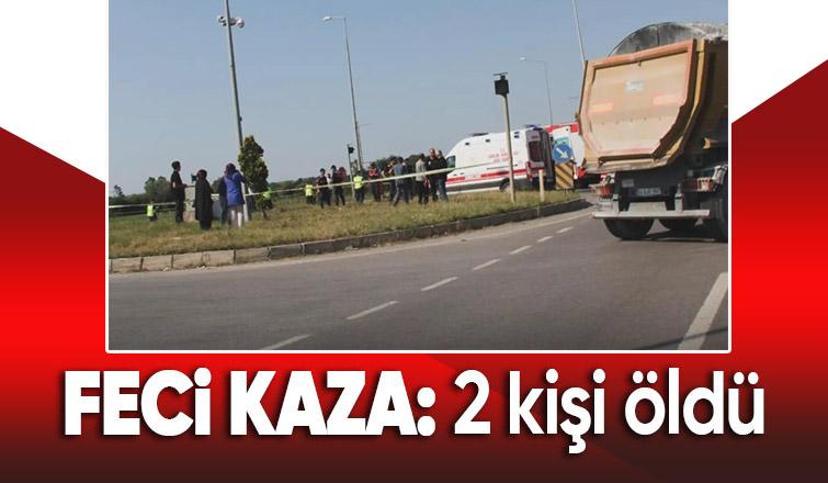 Karasu yolunda kaza: 2 ölü