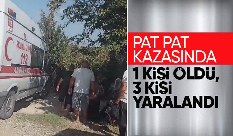 Karasu'da pat pat kazası: 1 ölü, 3 yaralı