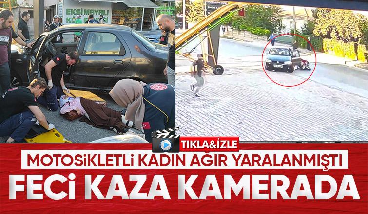 Motosikletli ağır yaralanmıştı; O kaza böyle yaşandı