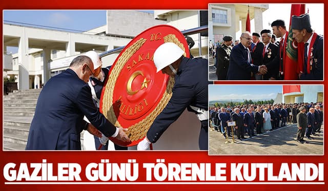 Sakarya'da 19 Eylül Gaziler Günü törenle kutlandı