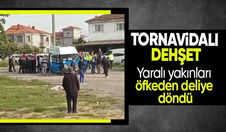 Tornavidalı saldırganı öldüresiye dövdüler