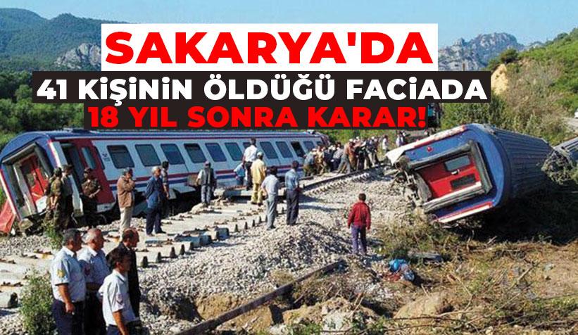 Sakarya'da 41 Kişinin Öldüğü Tren Kazasında Tokat Gibi Karar