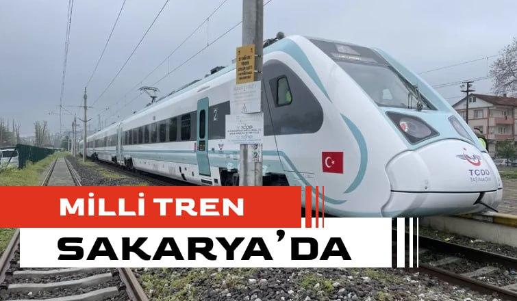 Milli Elektrikli Tren Sakarya'da