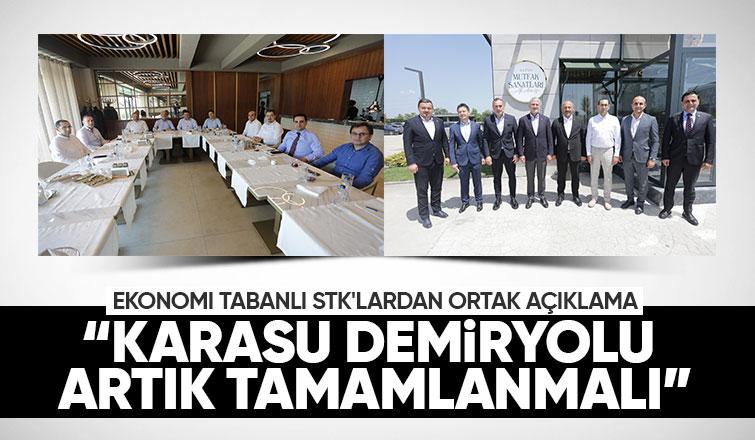 Sakarya Ekonomi Tabanlı Sivil Toplum Kuruluşları'ndan demiryolu çağrısı