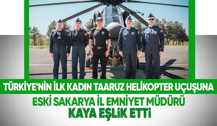 Türkiye'nin ilk kadın taarruz helikopter pilotu Diyarbakır semalarında uçtu