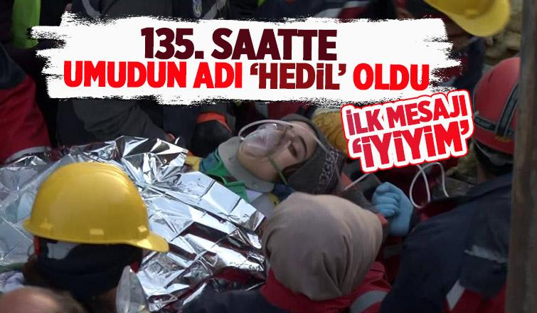 Sakarya ekipleri 135’inci saatte 16 yaşındaki kızı kurtardı