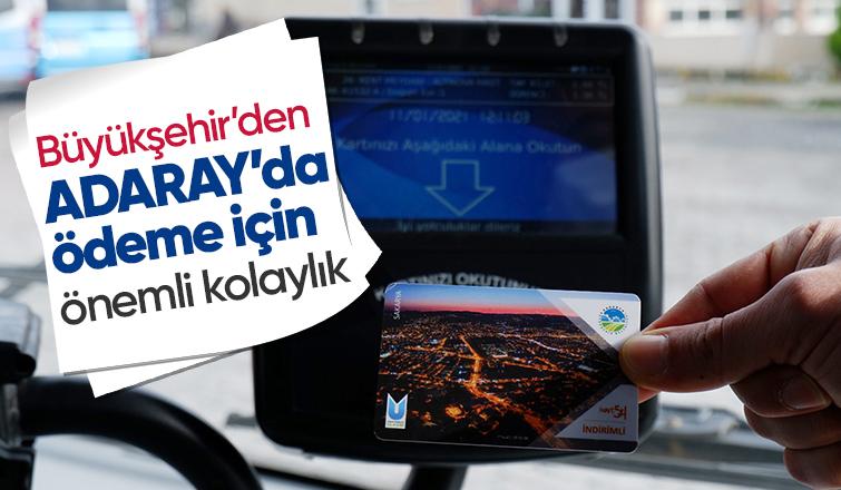 ADARAY'da Kart54, sanal kart ve kredi kartı geçerli olacak