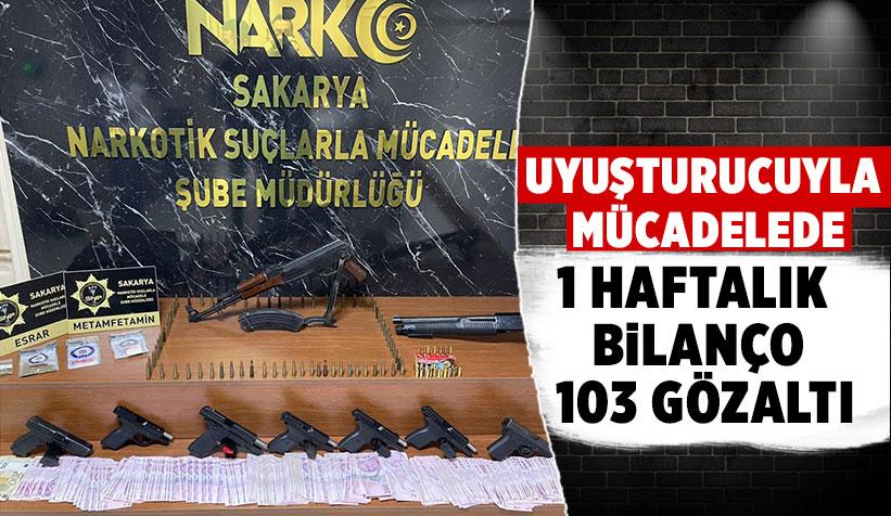 Sakarya'da Narkotik Operasyonları