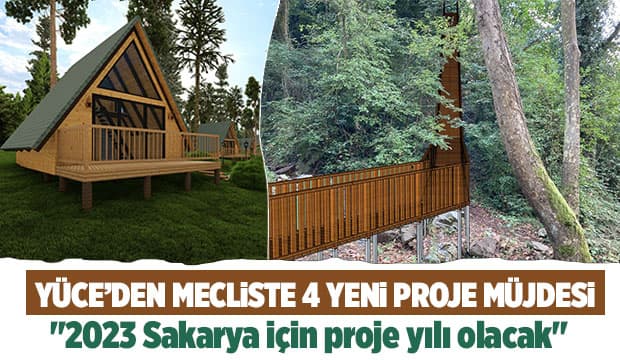 Yüce’den mecliste 4 yeni proje müjdesi