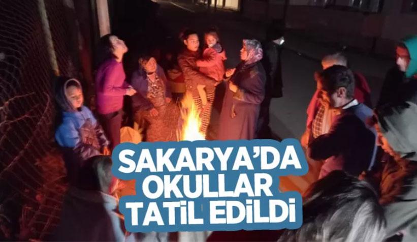 Sakarya'da okullar tatil edildi