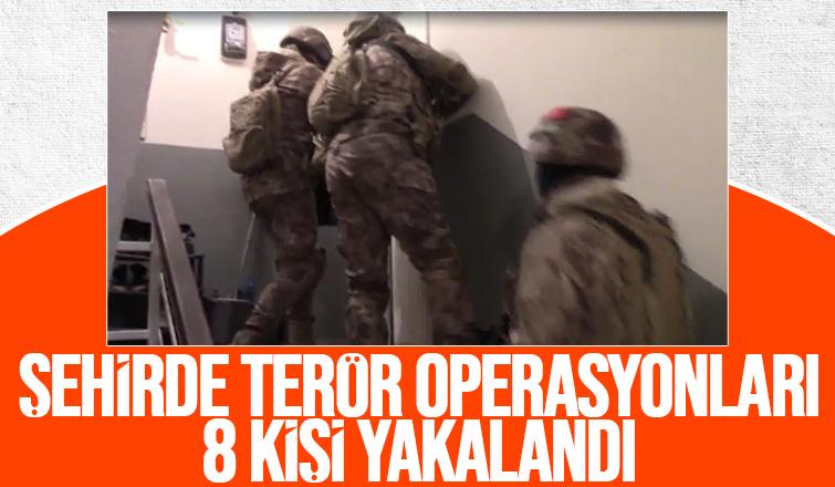 Sakarya'da terör operasyonlarında 8 kişi yakalandı