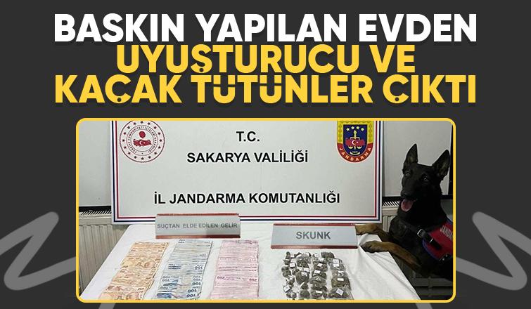 Jandarmadan kaçak tütün ve uyuşturucu operasyonu