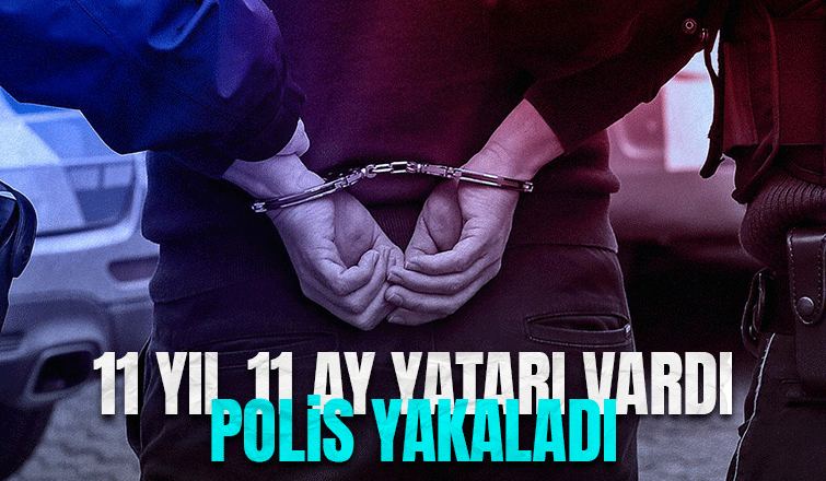 12 yıla kadar hapisle aranan hırsız yakalandı