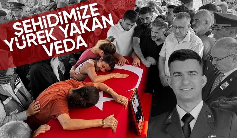 Şehit astsubay Bahadır Rıdvan Talay'a hüzünlü veda...