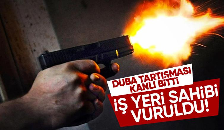 İş yeri sahibi vurdu