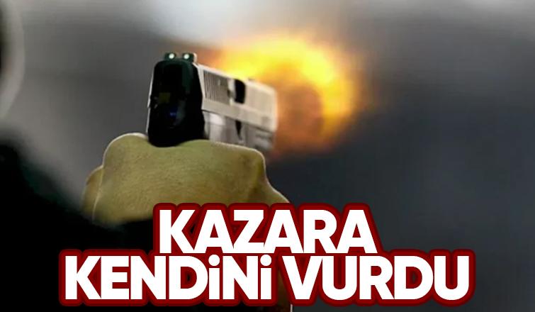 Kendi ayağına sıktı