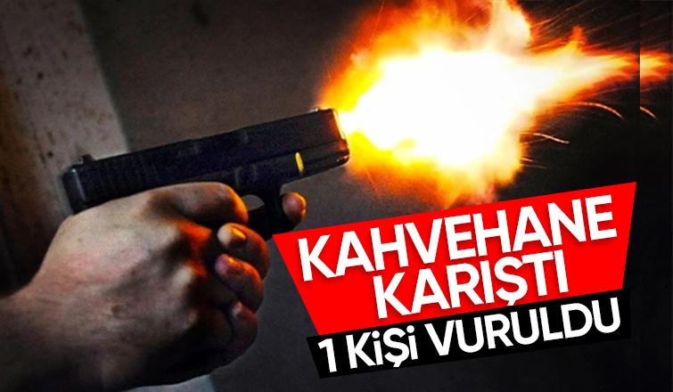 Kahvehanede silahlı kavga: 1 yaralı