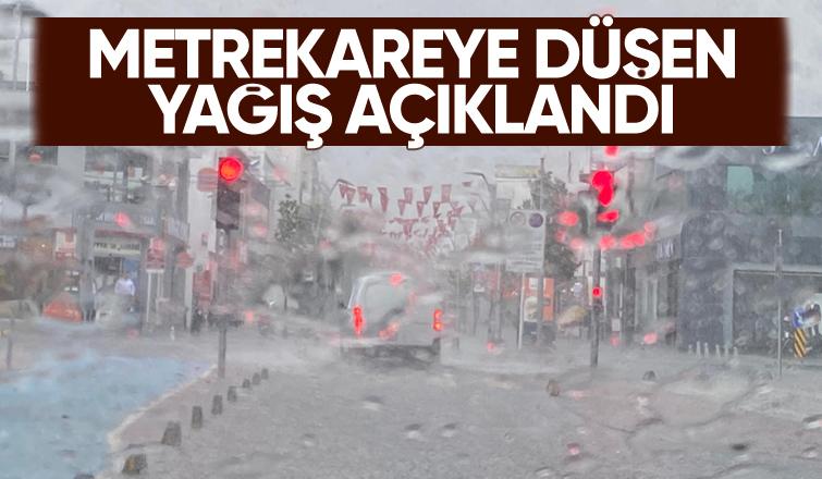 Sakarya'ya düşen yağış miktarı açıklandı