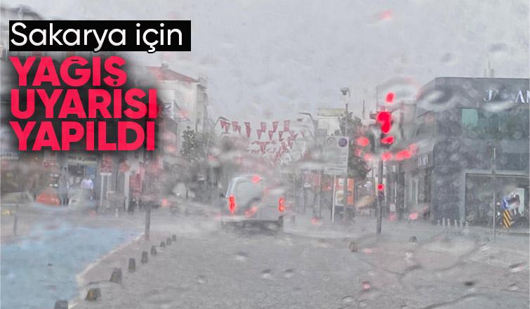 Sakarya için kuvvetli yağış uyarısı