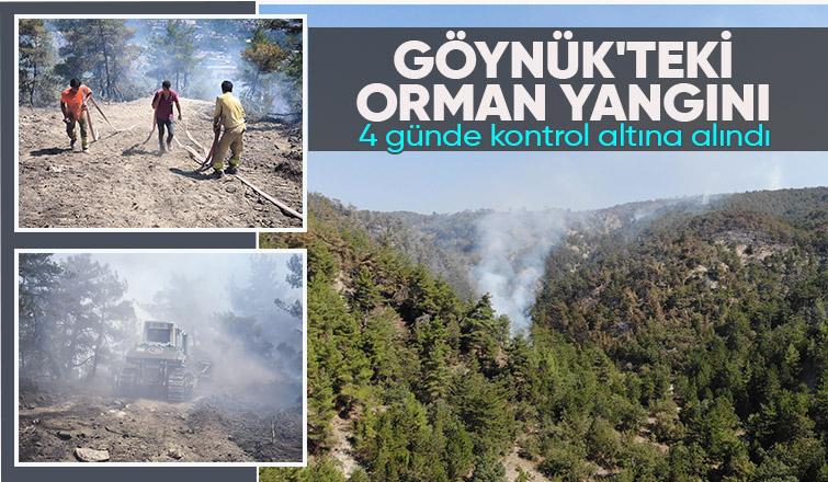 Göynük'teki orman yangını kontrol altına alındı