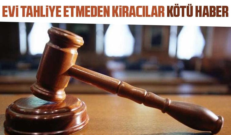 Yargıtay'dan kiracıları ilgilendiren tahliye kararı