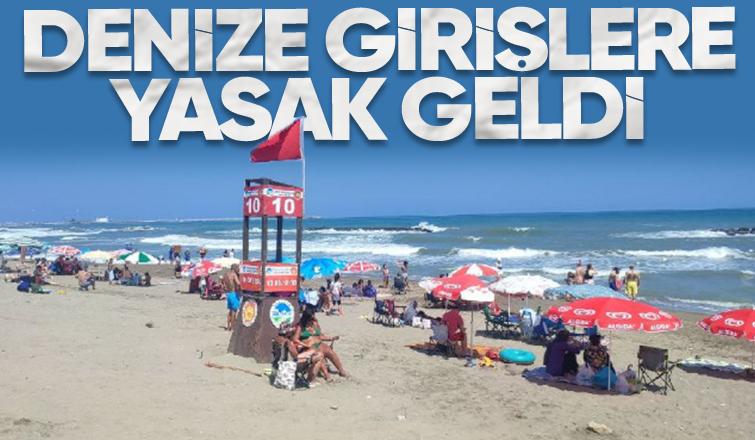 Sakarya'da denize girişler yasaklandı