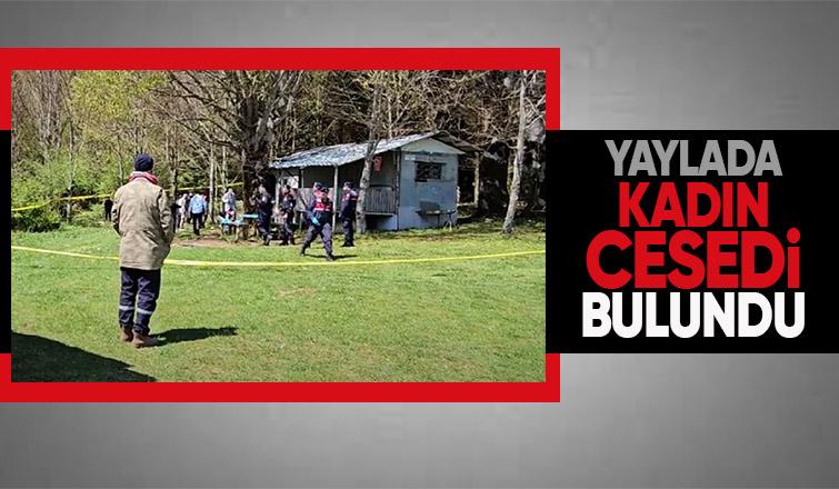 Genç kadının yaylada cesedi bulundu