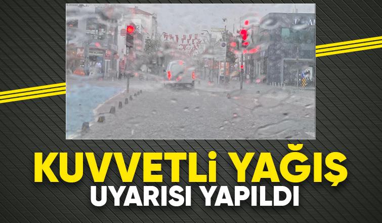 Sakarya için kuvvetli yağış uyarısı