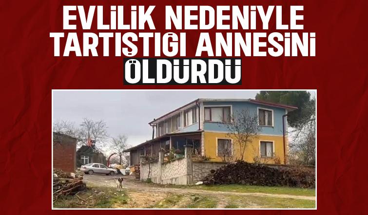 Annesini tüfekle vurup öldürdü