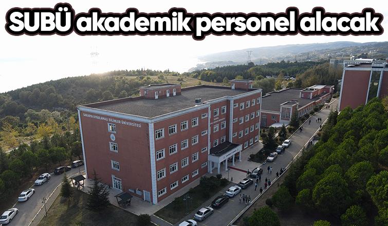 SUBÜ 13 akademik personel alıyor